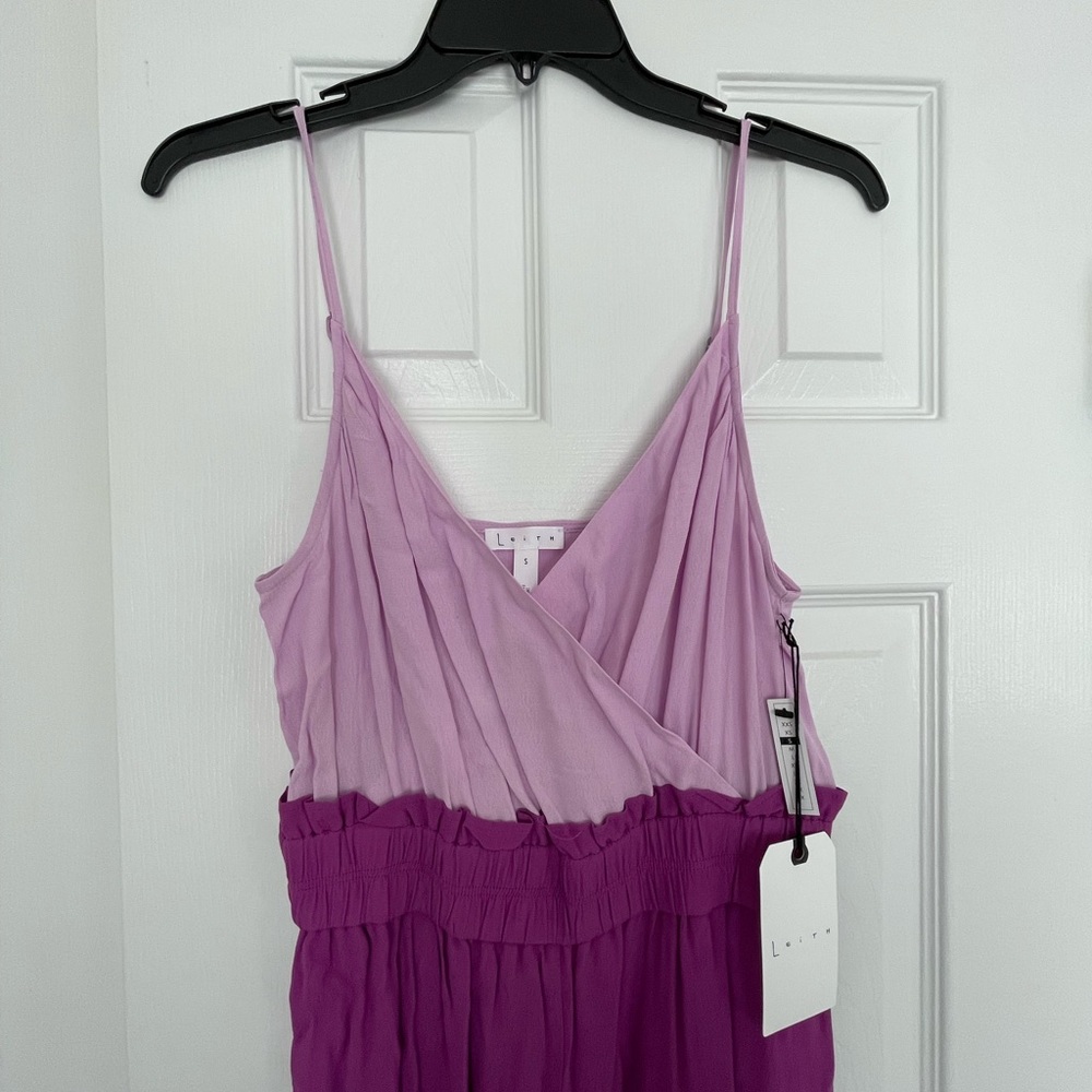 Leith color block jumpsuit